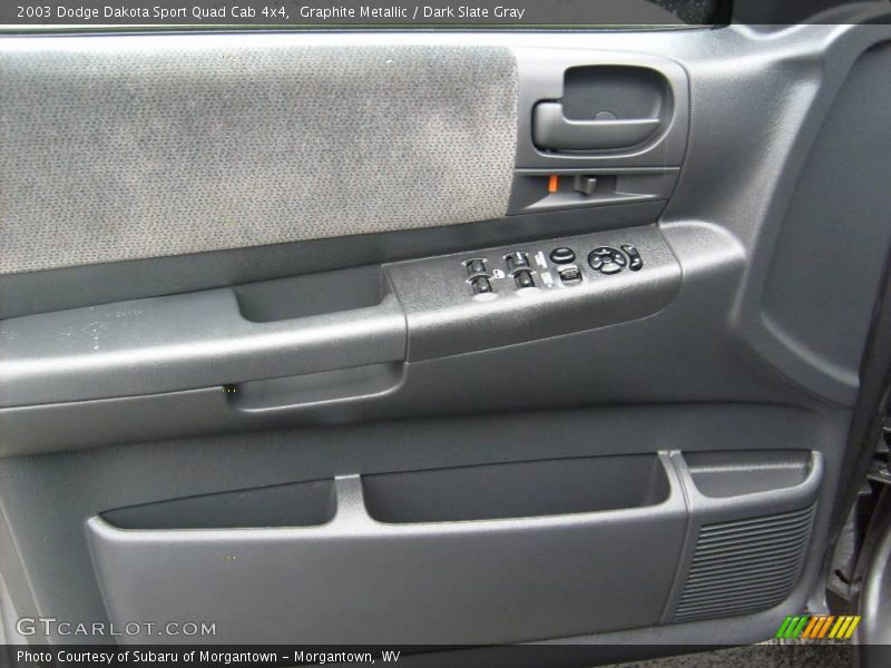 Graphite Metallic / Dark Slate Gray 2003 Dodge Dakota Sport Quad Cab 4x4