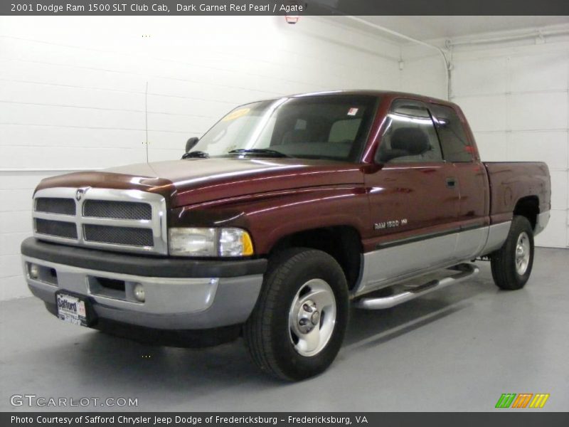 Dark Garnet Red Pearl / Agate 2001 Dodge Ram 1500 SLT Club Cab