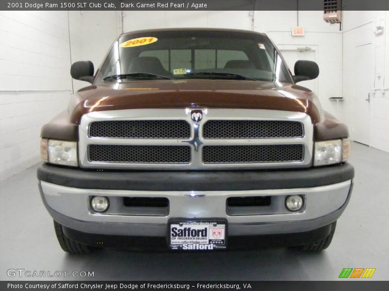 Dark Garnet Red Pearl / Agate 2001 Dodge Ram 1500 SLT Club Cab