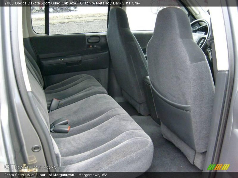 Graphite Metallic / Dark Slate Gray 2003 Dodge Dakota Sport Quad Cab 4x4