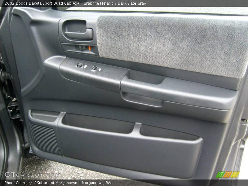Graphite Metallic / Dark Slate Gray 2003 Dodge Dakota Sport Quad Cab 4x4