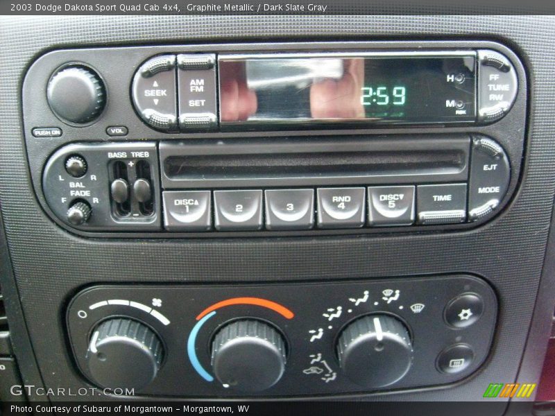 Graphite Metallic / Dark Slate Gray 2003 Dodge Dakota Sport Quad Cab 4x4