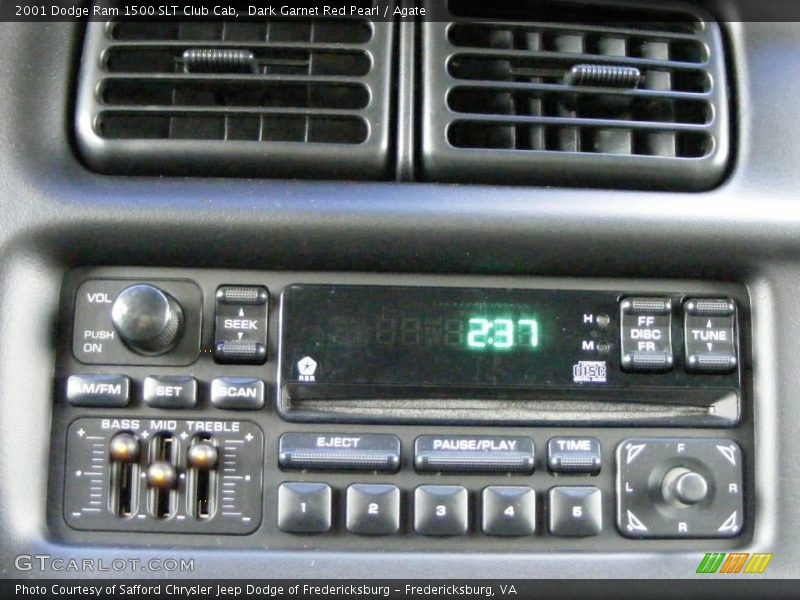 Dark Garnet Red Pearl / Agate 2001 Dodge Ram 1500 SLT Club Cab