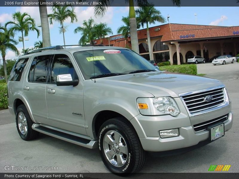 Silver Birch Metallic / Black 2006 Ford Explorer Limited