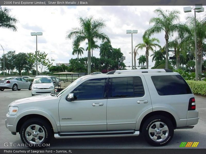 Silver Birch Metallic / Black 2006 Ford Explorer Limited