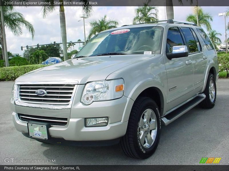 Silver Birch Metallic / Black 2006 Ford Explorer Limited