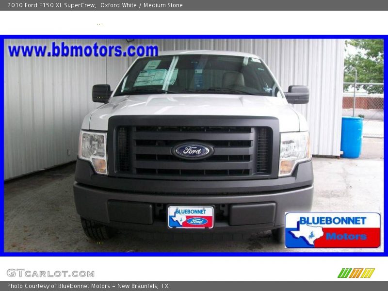 Oxford White / Medium Stone 2010 Ford F150 XL SuperCrew