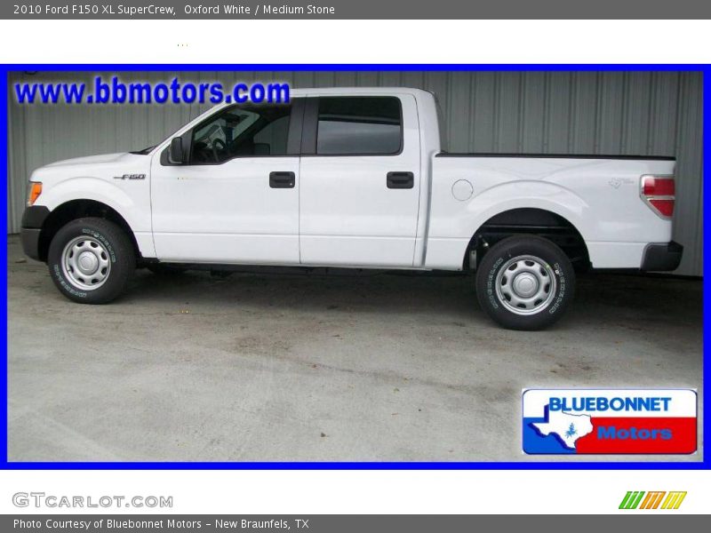 Oxford White / Medium Stone 2010 Ford F150 XL SuperCrew
