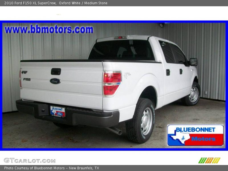 Oxford White / Medium Stone 2010 Ford F150 XL SuperCrew