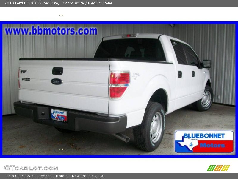 Oxford White / Medium Stone 2010 Ford F150 XL SuperCrew