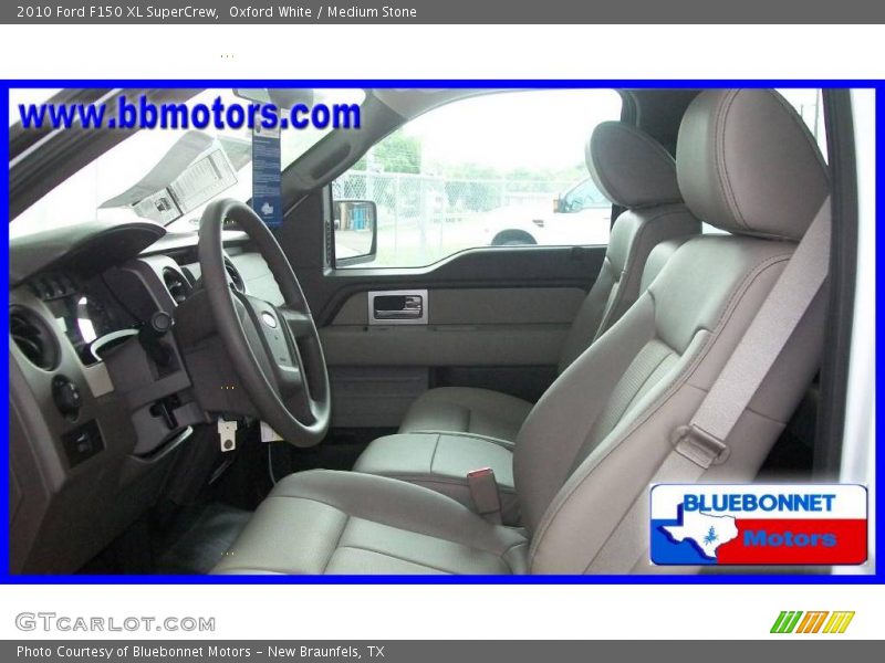 Oxford White / Medium Stone 2010 Ford F150 XL SuperCrew