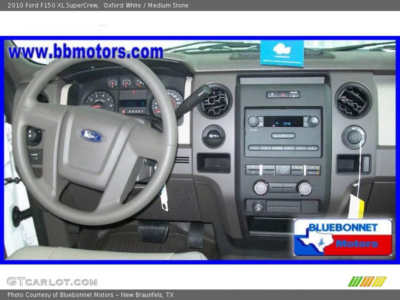 Oxford White / Medium Stone 2010 Ford F150 XL SuperCrew