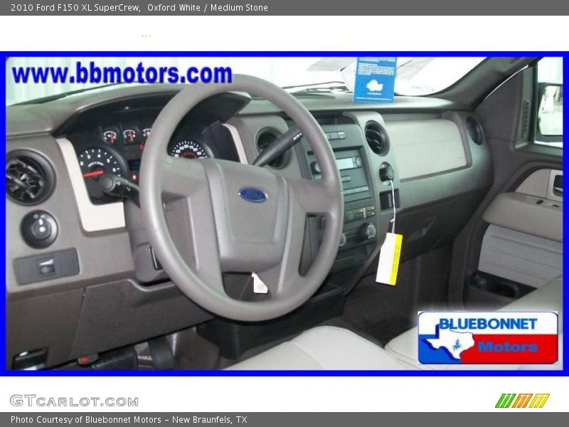 Oxford White / Medium Stone 2010 Ford F150 XL SuperCrew