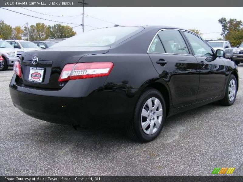 Black / Bisque 2010 Toyota Camry LE