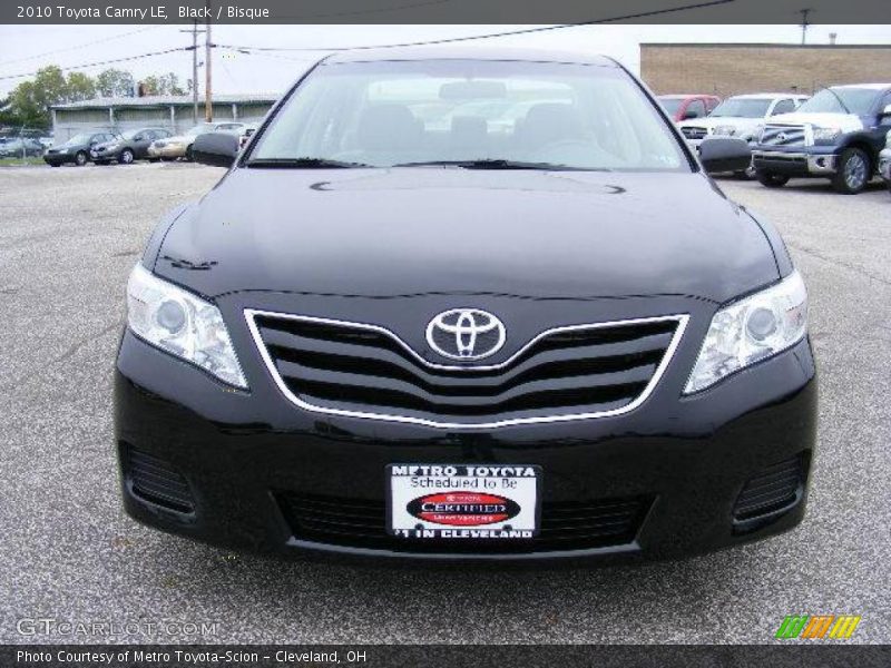 Black / Bisque 2010 Toyota Camry LE