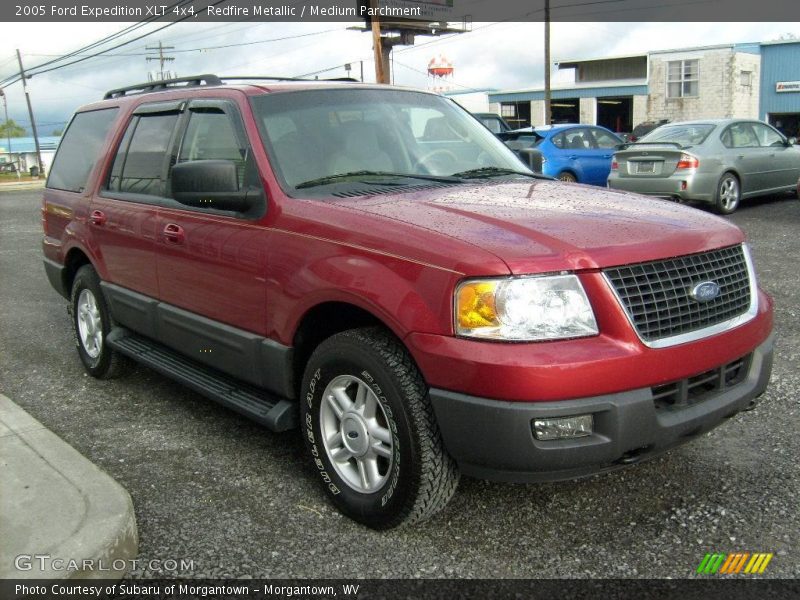 Redfire Metallic / Medium Parchment 2005 Ford Expedition XLT 4x4