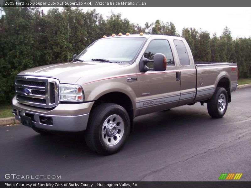 Arizona Beige Metallic / Tan 2005 Ford F350 Super Duty XLT SuperCab 4x4