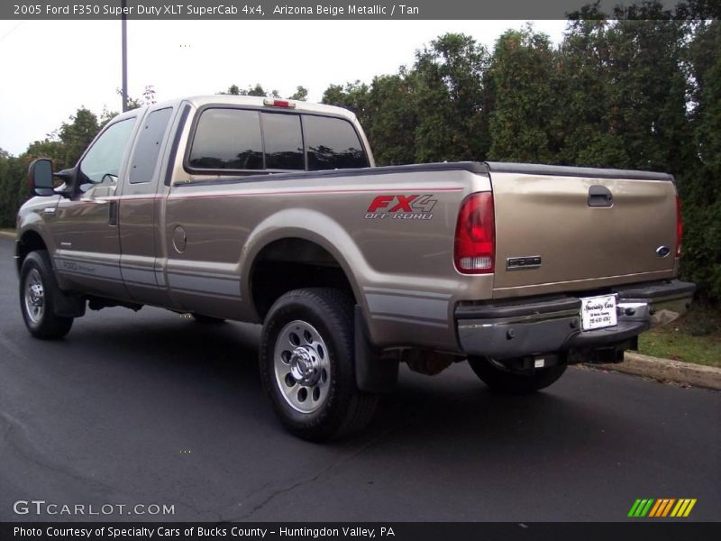 Arizona Beige Metallic / Tan 2005 Ford F350 Super Duty XLT SuperCab 4x4