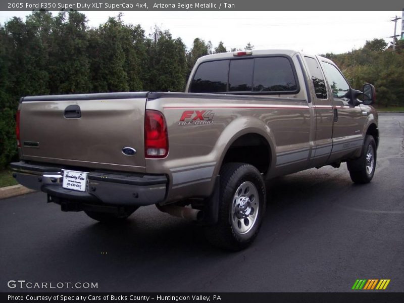 Arizona Beige Metallic / Tan 2005 Ford F350 Super Duty XLT SuperCab 4x4