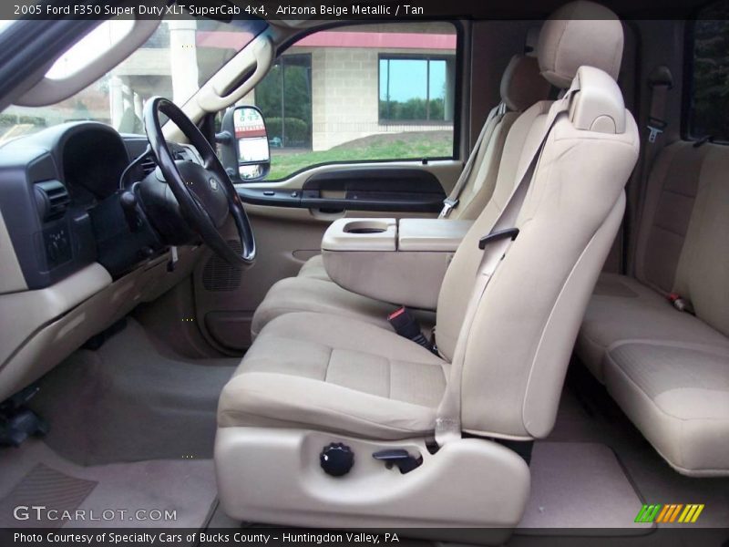 Arizona Beige Metallic / Tan 2005 Ford F350 Super Duty XLT SuperCab 4x4