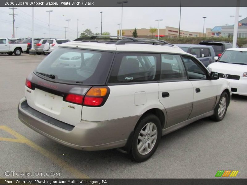 White Birch / Black 2000 Subaru Outback Wagon