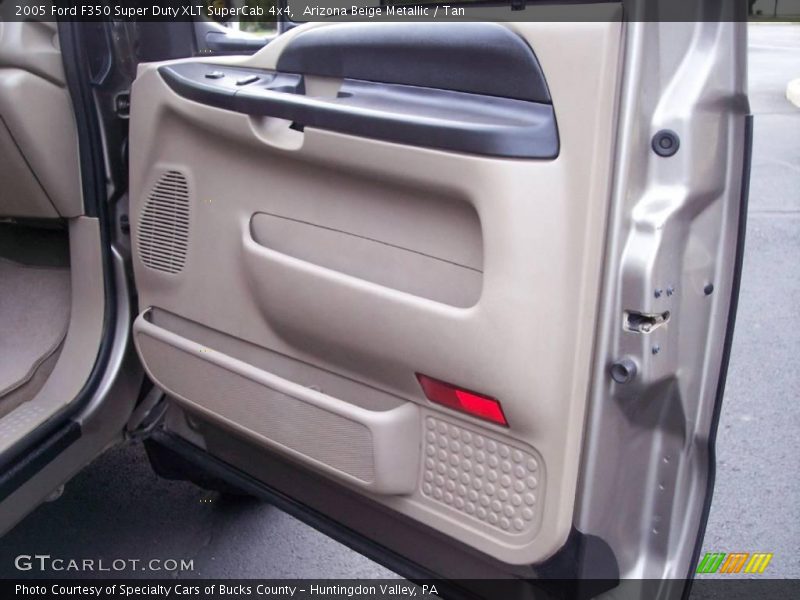 Arizona Beige Metallic / Tan 2005 Ford F350 Super Duty XLT SuperCab 4x4