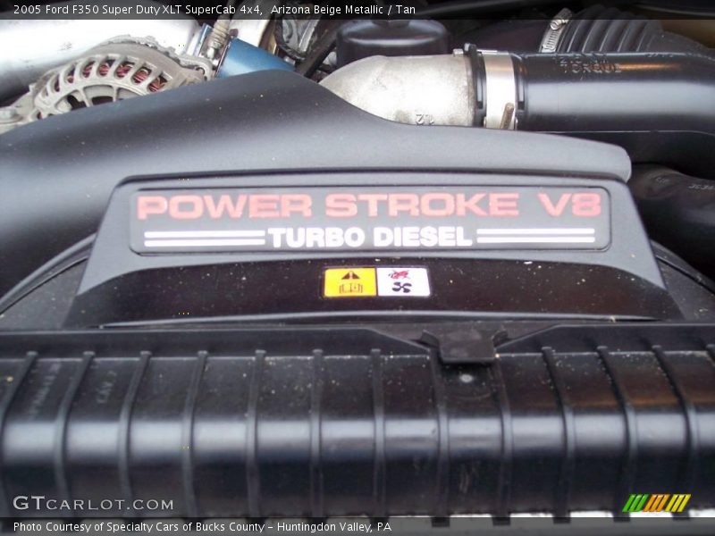 Arizona Beige Metallic / Tan 2005 Ford F350 Super Duty XLT SuperCab 4x4