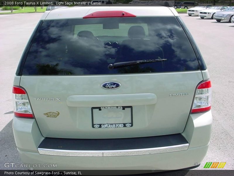 Light Sage Metallic / Camel 2008 Ford Taurus X Limited