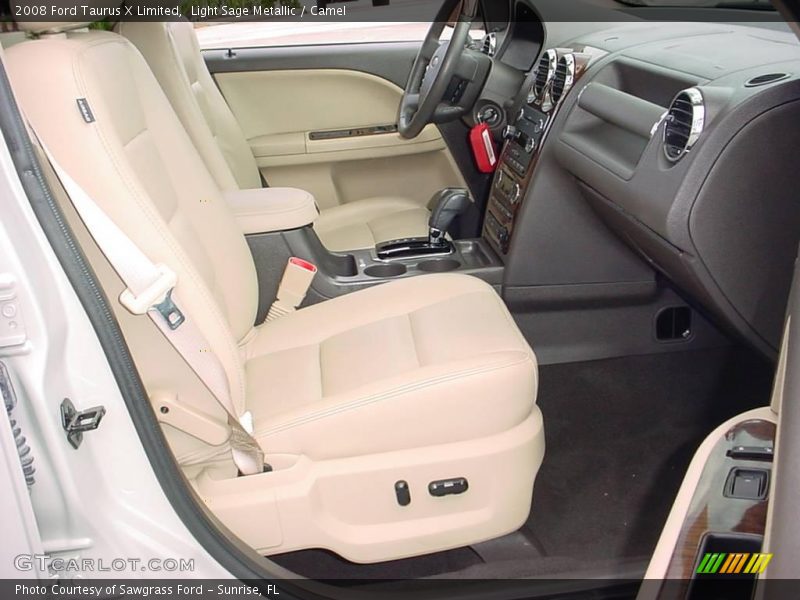 Light Sage Metallic / Camel 2008 Ford Taurus X Limited