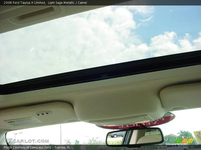 Light Sage Metallic / Camel 2008 Ford Taurus X Limited