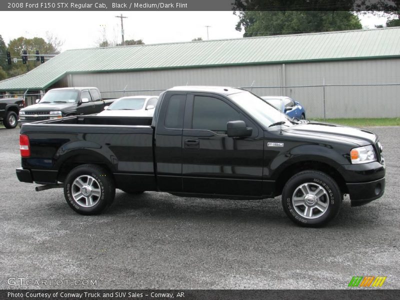 Black / Medium/Dark Flint 2008 Ford F150 STX Regular Cab