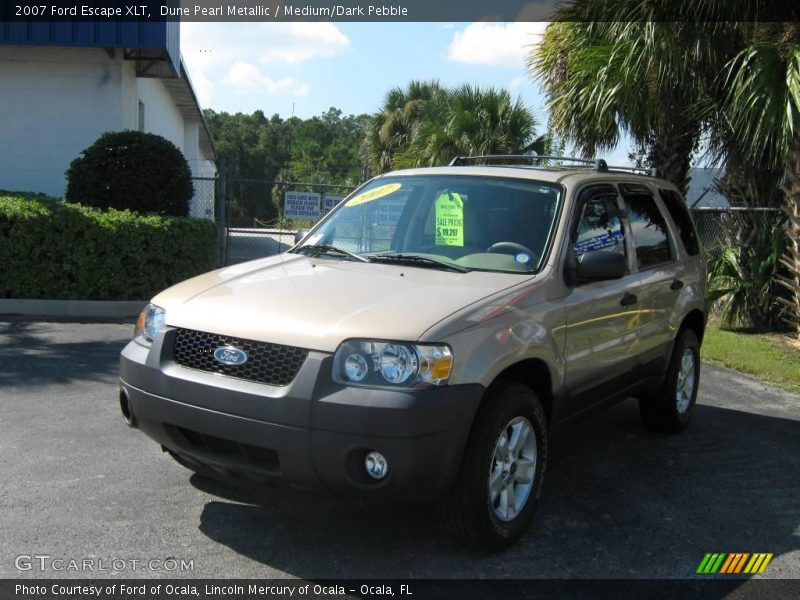 Dune Pearl Metallic / Medium/Dark Pebble 2007 Ford Escape XLT