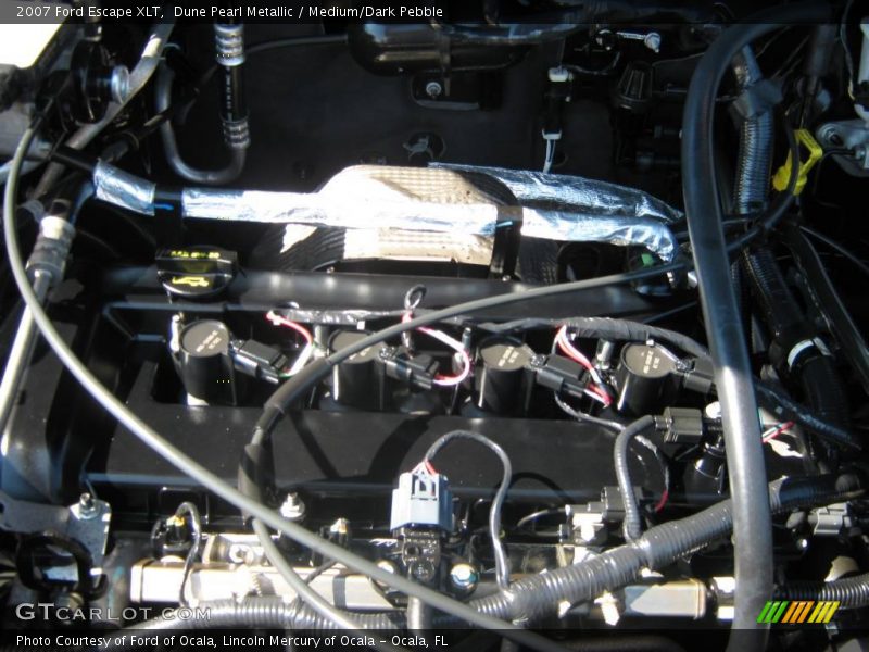 Dune Pearl Metallic / Medium/Dark Pebble 2007 Ford Escape XLT