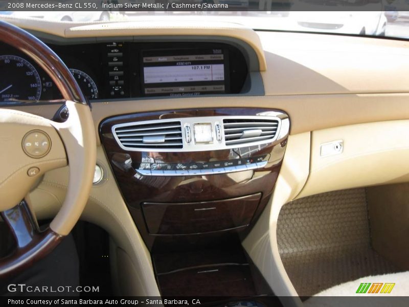 Iridium Silver Metallic / Cashmere/Savanna 2008 Mercedes-Benz CL 550