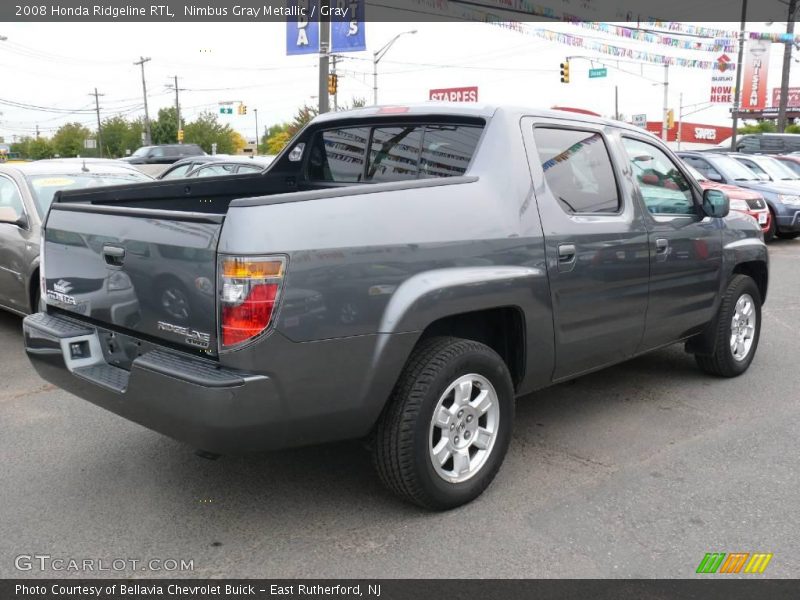 Nimbus Gray Metallic / Gray 2008 Honda Ridgeline RTL
