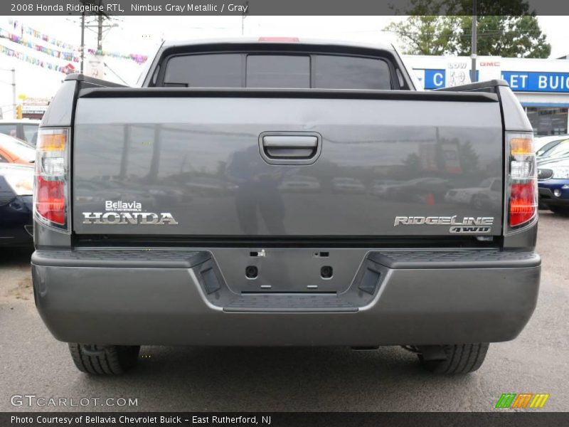 Nimbus Gray Metallic / Gray 2008 Honda Ridgeline RTL