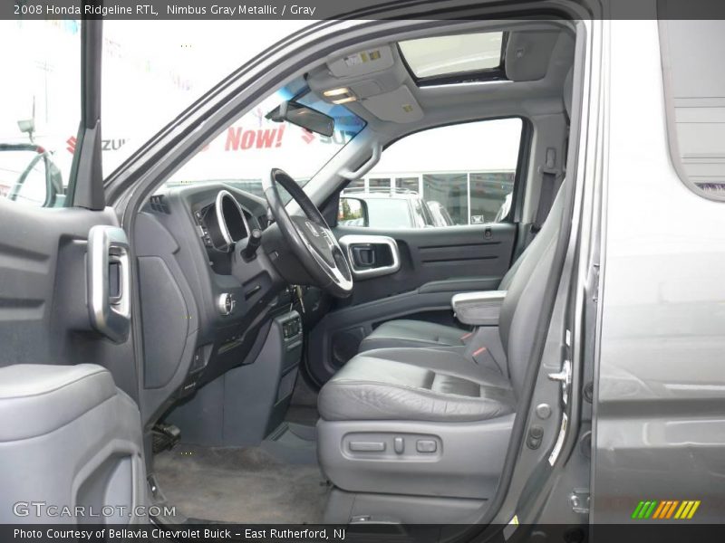 Nimbus Gray Metallic / Gray 2008 Honda Ridgeline RTL