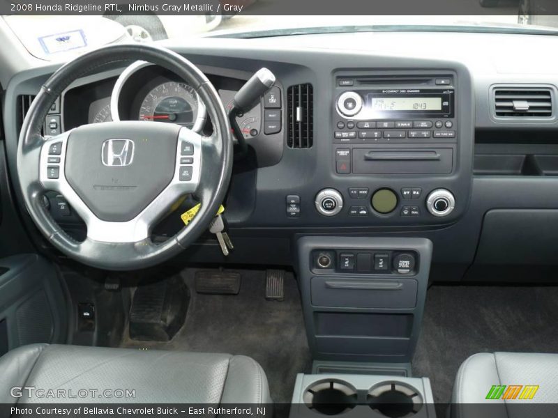 Nimbus Gray Metallic / Gray 2008 Honda Ridgeline RTL