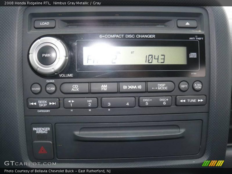 Nimbus Gray Metallic / Gray 2008 Honda Ridgeline RTL