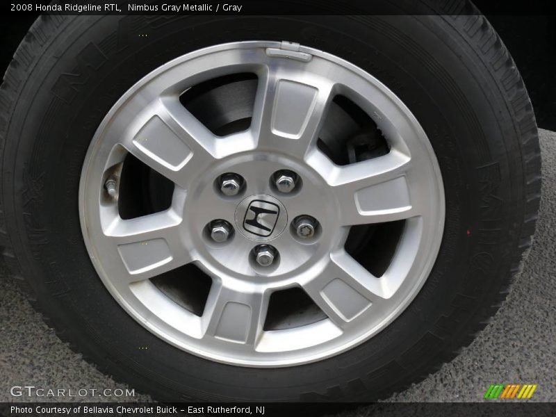 Nimbus Gray Metallic / Gray 2008 Honda Ridgeline RTL