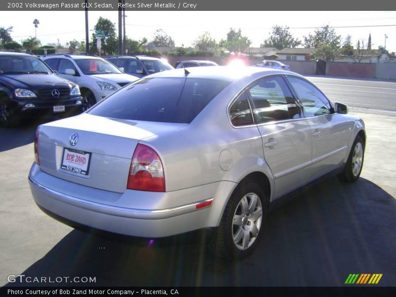 Reflex Silver Metallic / Grey 2002 Volkswagen Passat GLX Sedan