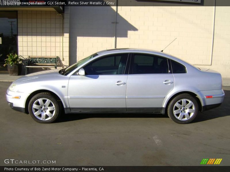 Reflex Silver Metallic / Grey 2002 Volkswagen Passat GLX Sedan