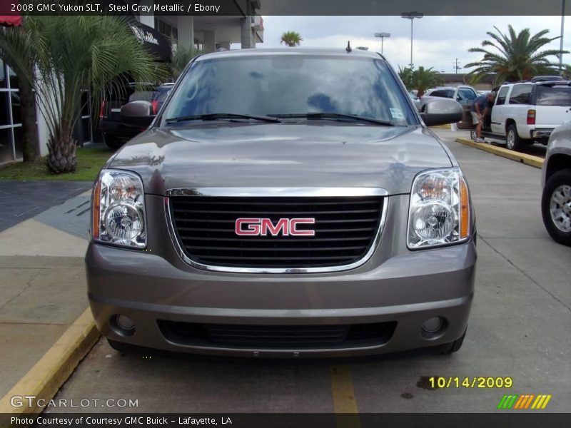 Steel Gray Metallic / Ebony 2008 GMC Yukon SLT