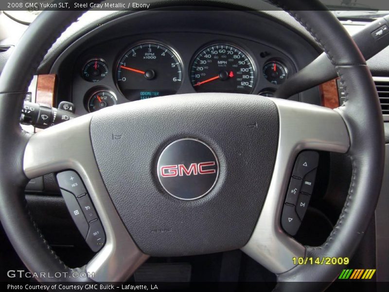 Steel Gray Metallic / Ebony 2008 GMC Yukon SLT
