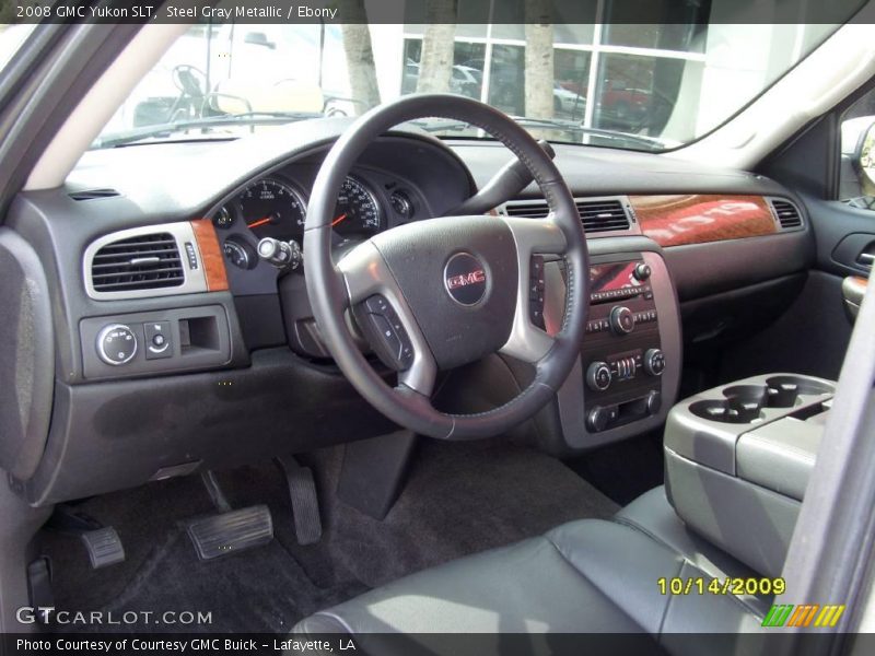 Steel Gray Metallic / Ebony 2008 GMC Yukon SLT