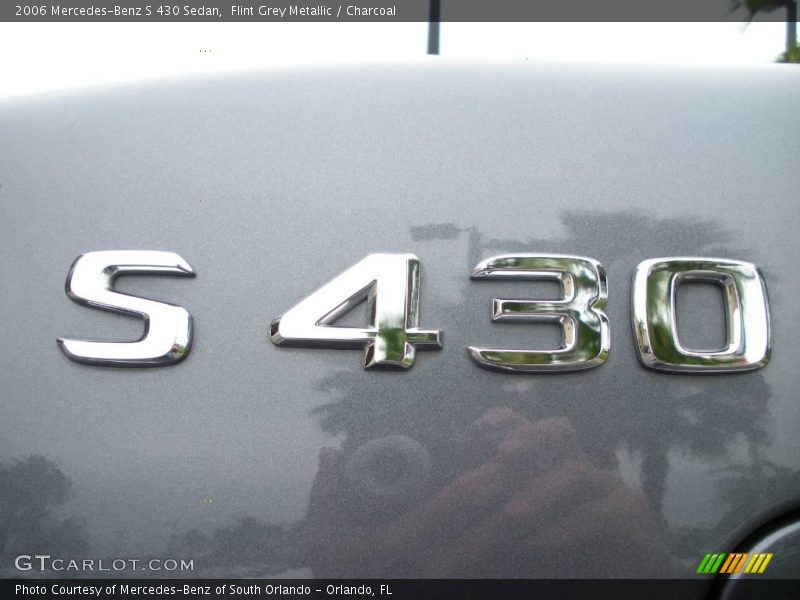 Flint Grey Metallic / Charcoal 2006 Mercedes-Benz S 430 Sedan