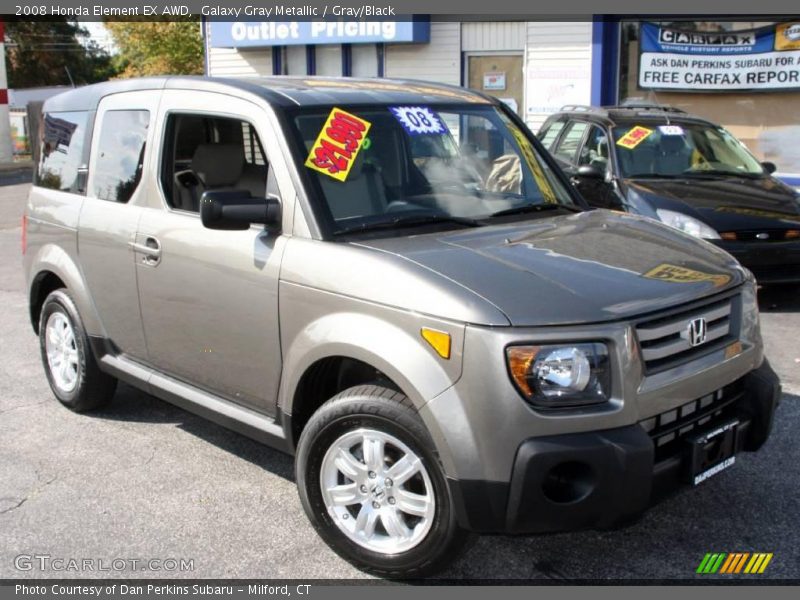 Galaxy Gray Metallic / Gray/Black 2008 Honda Element EX AWD