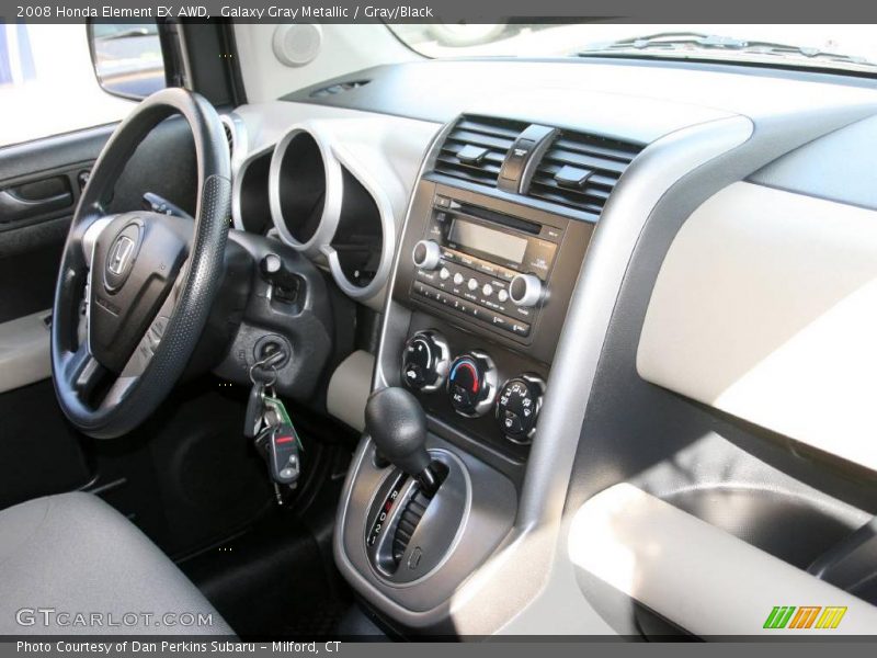 Galaxy Gray Metallic / Gray/Black 2008 Honda Element EX AWD