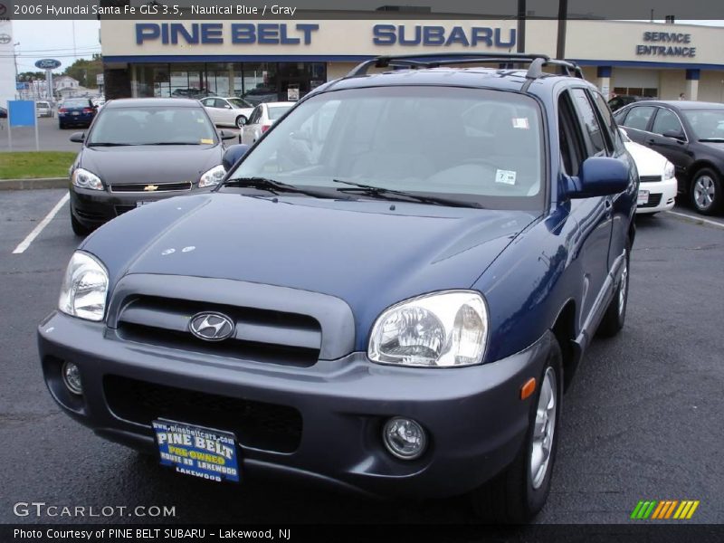 Nautical Blue / Gray 2006 Hyundai Santa Fe GLS 3.5