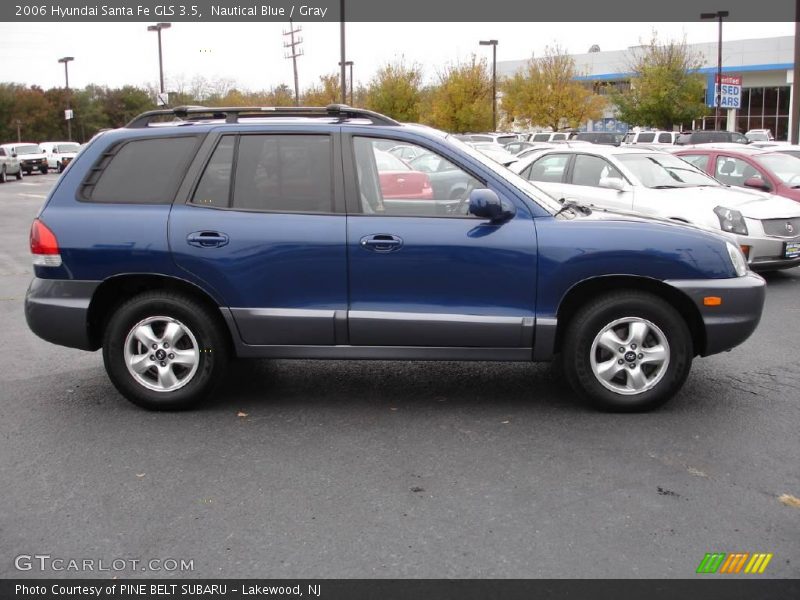 Nautical Blue / Gray 2006 Hyundai Santa Fe GLS 3.5